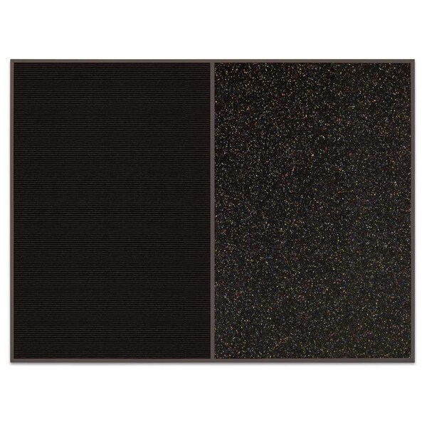 Sliding Door Indoor Enclosed Corkboard, 9